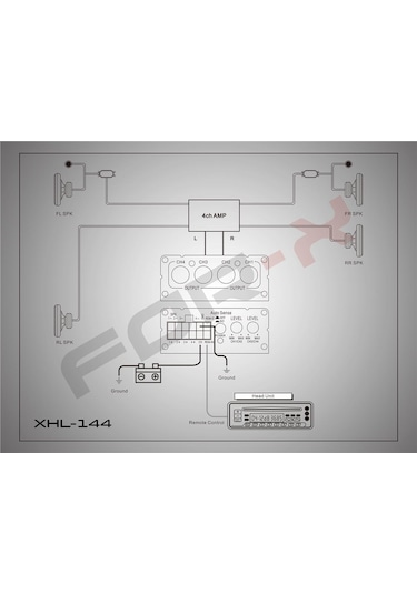 For-x Xhl-144 Amfi Dönüştürücü Profesyonel