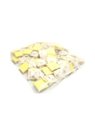 (700 Adet) Maasco 28X28 Yapışakan Kroşe - Beyaz