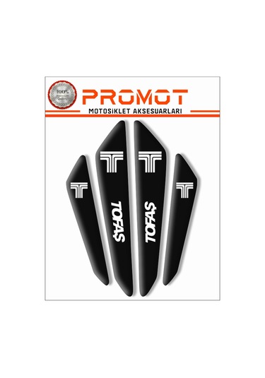 Araba Koruma Tofaş Uyumlu Sticker Siyah 3d A Kalite++