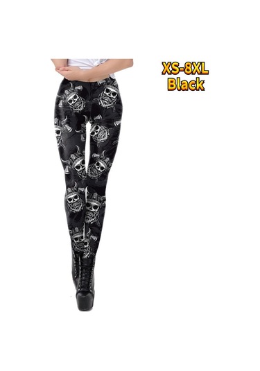 Siyah Bayan Çok Renkli Gözler Baskılar Streç Yoga Tayt Spor Koşu Spor Salonu Spor Aktif Pantolon Siyah