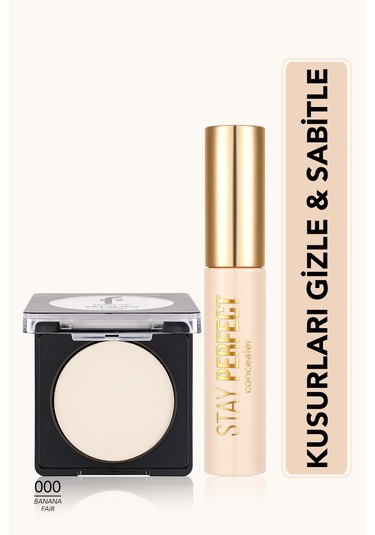 Kusurları Gizle Ve Sabitle 2'li Kapatıcı&pudra Seti SET134