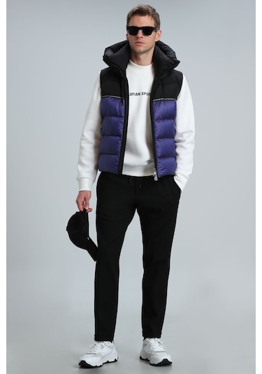 Lufian 112030113100510 Star Erkek Sweatshirt Kırık Beyaz