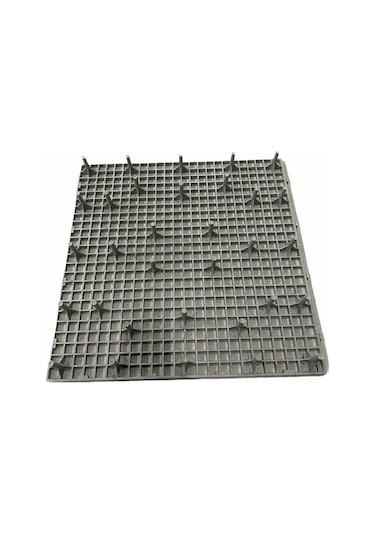 Tavuk Ve Kanatlı Kümes Taban Izgarası 49x49 Cm-gri-4 Adet
