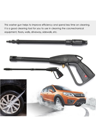 Monyee 160 Bar Basınçlı M14 Plastik-bakır Temizlik Aleti, Uzun Çubuklu Yıkama-sulama Spritesi Su Hortumu Hariç