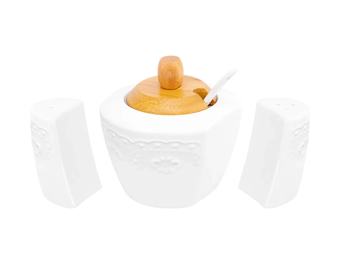 Elan Gallery Baharat Seti "beyaz Desin" 128715447 Beyaz