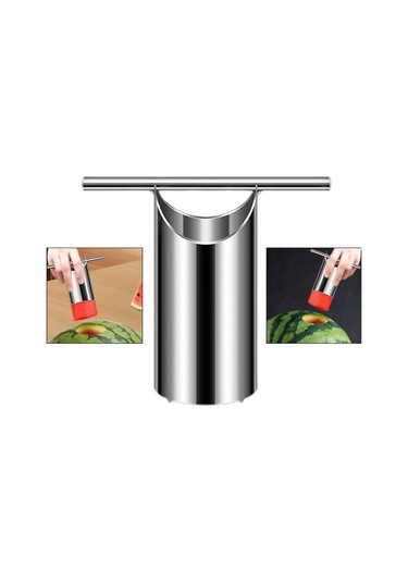 Homyl Karpuz Delgeç Kesici Mutfak Aletleri Paslanmaz Çelik Gümüş