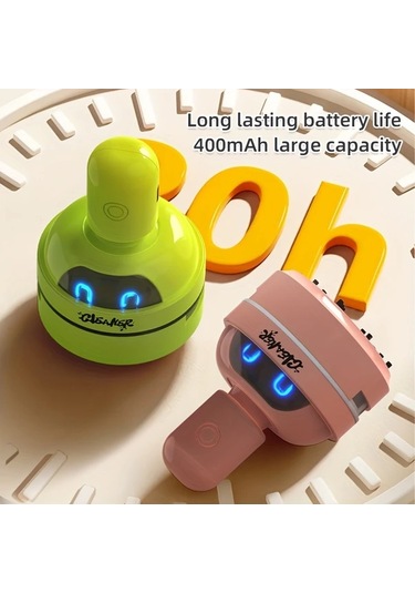 Hightower Usb Şarjlı Pembe Mini Elektrikli El Süpürgesi, Şarj Edilebilir Pil, Masaüstü Temizleyici