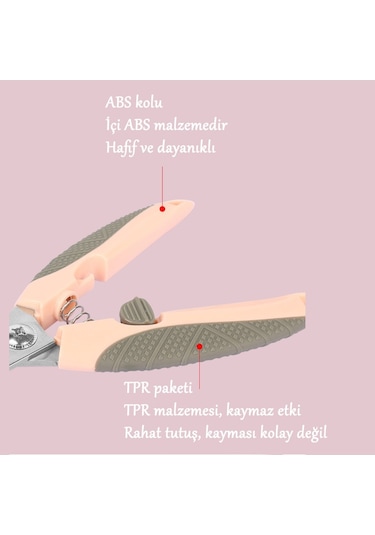 Soulader Küçük Ve Orta Boy Evcil Hayvanlar İçin Profesyonel Kedi Köpek Tırnak Makası Makas Seti