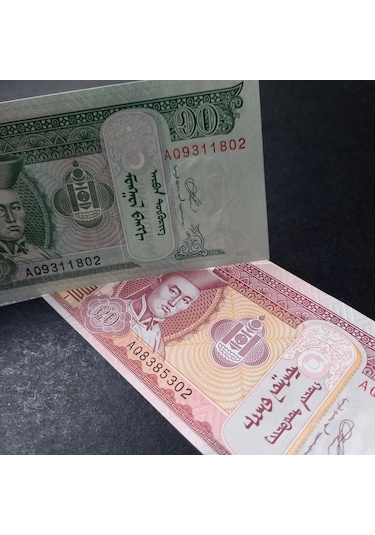 Escoines Koleksiyon 39963675dd6388cbc7 2020 Moğolistan 10/20tugrik Takım Eski Yabancı Çil Kağıt Para