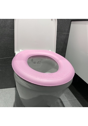 Sones Eva Termal Yapışkanlı Tuvalet Oturağı Yıkayıcı, Renk: Pembe