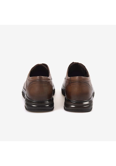 Kemal Tanca Hakiki Deri Erkek Günlük Ayakkabı 2348 Kahve