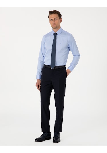Pierre Cardin Erkek Koyu Mavi Gömlek Basic 50305127-vr032 Koyu Mavi