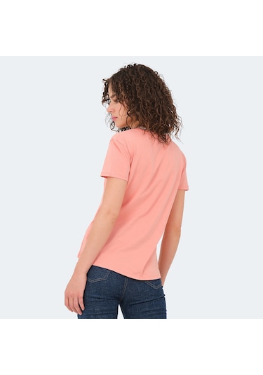 Slazenger VIRAJ Kadın  Somon Tişört