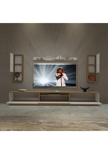 Decoraktiv Trendstyle 270da Mdf Tv Ünitesi Tv Sehpası Pera - Beyaz