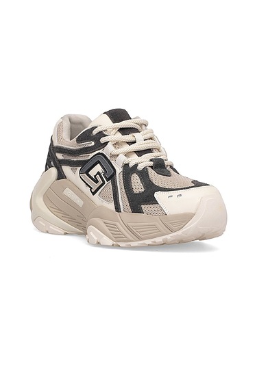 Guja 25k366 Kadın Hakiki Deri Klasik Sneaker Bej Bej