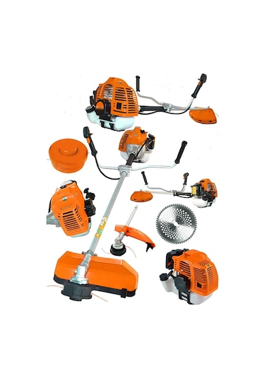 Kraft Hart Yan Tipi Benzinli Motorlu Ot Çalı Tırpanı Çim Biçme