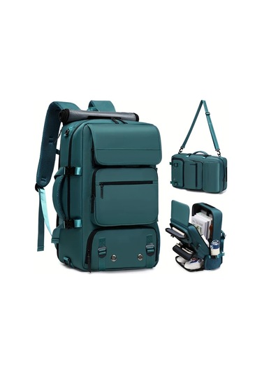 Xuweiwei Küçük Ordu Yeşili Büyük Kapasiteli 16 İnç Dizüstü Taşıyabilen Erkek Kadın Kamp Sırt Çantası Küçük Ordu Yeşili