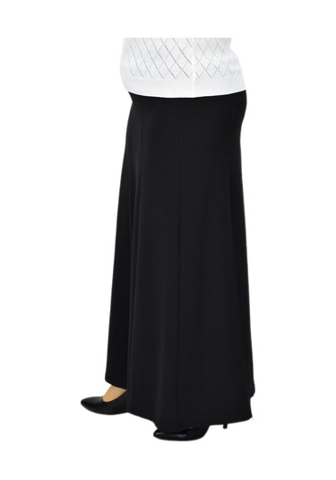 Kadın Kumaş Lastikli Kemer Balık Model Etek Bgl-st04204 Siyah