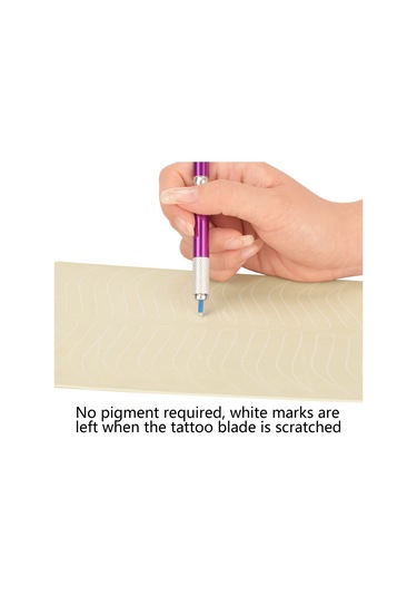 Gajeena Profesyonel Mikroblading Eğitim Derisi - 10 Çift Kaş Şekilli, Çift Taraflı Kullanım