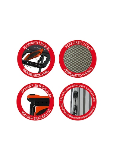 Devecioğlu Harbinger MM123 Blackboard Ütü Masası