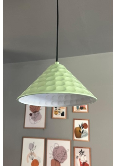 Rumy Mint Tekli Avize Sarkıt Ofis Showroom Salon Mutfak Avizeleri Mint Yeşili