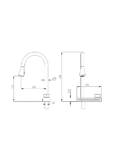 Penta Spiralli Selale Evye Bataryası Krom