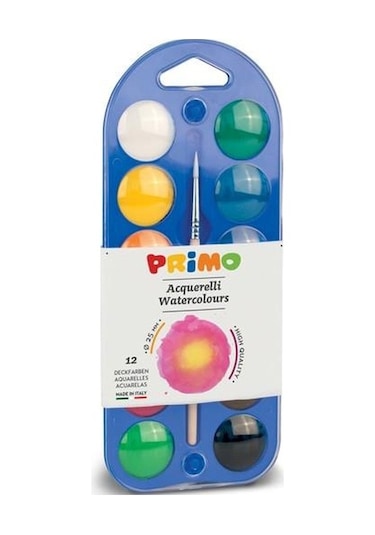 Primo Sulu Boya 12 Renk 25 Mm