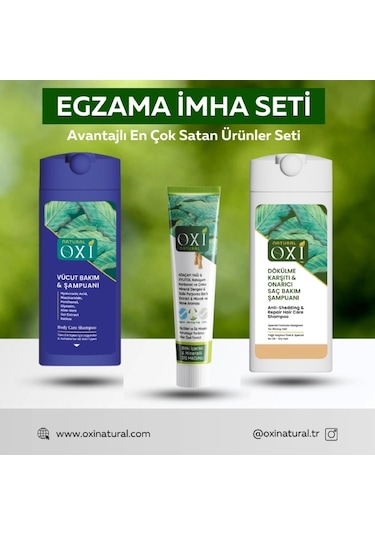 Oxi Natural İmha Seti 3 Ürün Normal