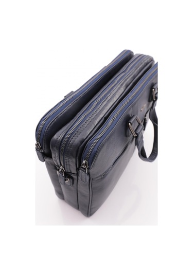 Grande 6872 Erkek Deri El Çantası Lacivert