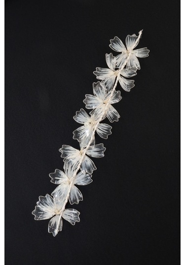 Çiçekli Sedef Gelin Tacı. Gelin Saç Aksesuarı. Nişan Saç Aksesuarı. Söz Nikah Kına Saç Aksesuarları