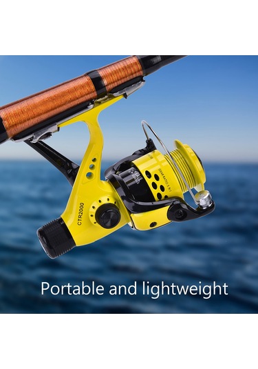 Moveevo 2000 Model Plastik Kafa 12 Balata Rulmanlı Sağ-sol El Kullanıma Uygun Çekişmeli Olta Makinesi