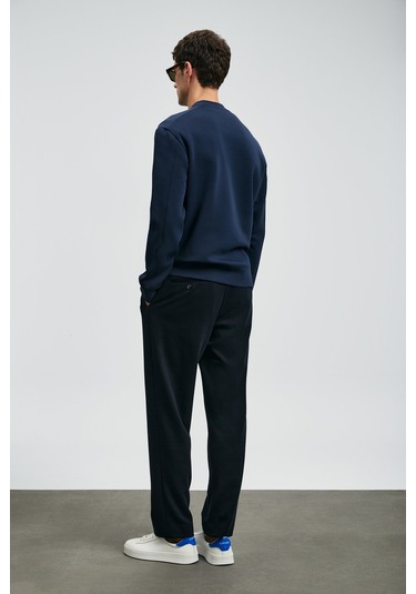 Lufian Erkek Luther Sweatshirt 112030171 Lacivert Lacivert