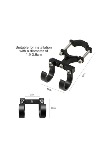 Xbyc 2147 Bisiklet Elektrikli Motosiklet Ve Scooter Alüminyum Gidon Eşya Taşıma Kancası Kırmızı