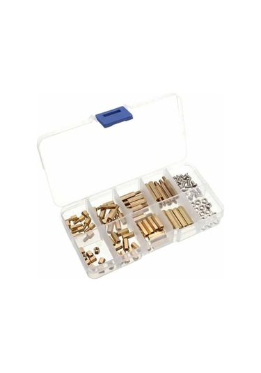 Trendooze Vida, Ve Ve Tamir Standoff Somun Seti: Pratik Pirinç Pcb Parça Montaj M3 İçin Hırdavat Çözüm Çeşitleriyle 120 Vk