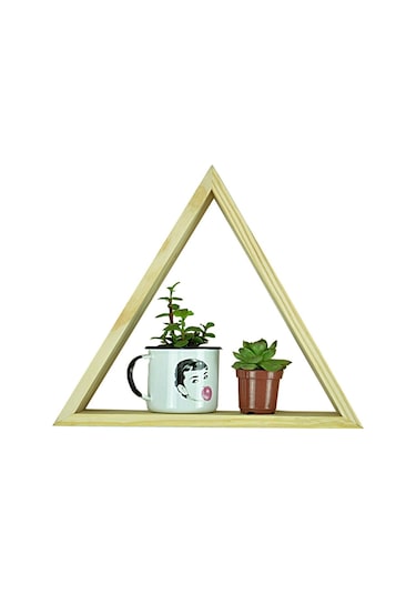 Umutpark Umutpark Umuthomedesing Ahşap Üçgen Duvar Raf.