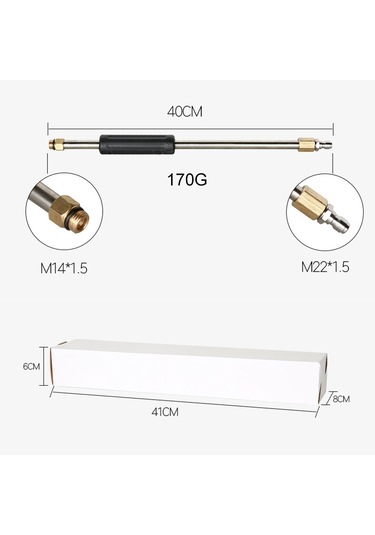 Sones 6 Adet Yüksek Basınçlı Yıkama Makinesi Uzatma Su Tabancası Basınçlı Yıkama Makinesi