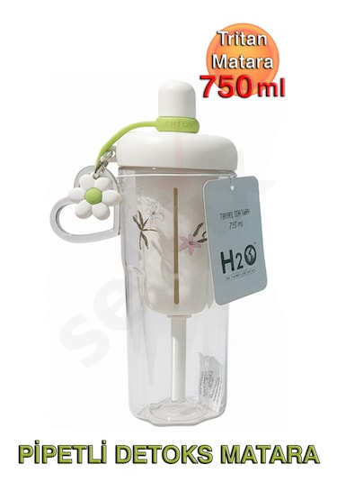 Tritan Detoks Matara - 750ml Beyaz