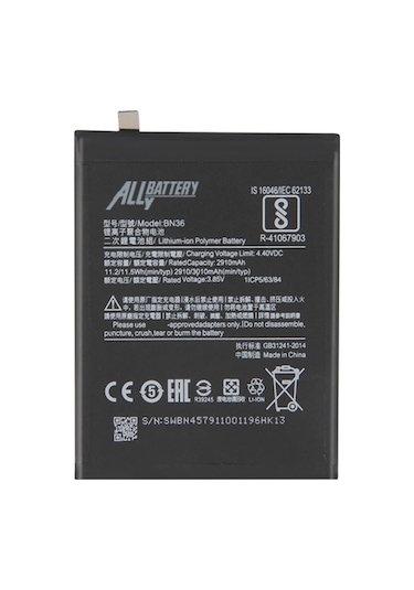 Ally BN36 Xiaomi Mi 6X A2 Pil Batarya