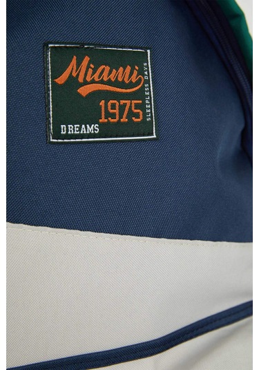 Defacto Unisex Su Geçirmez Kumaş Okul Sırt Çantası A9333AXNSNV2 Lacivert