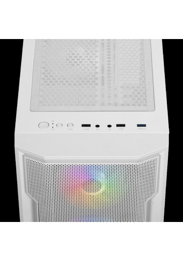 Gamdıas Athena M6 Lite Wh, 850w, Tempered Glass, Mesh, Argb, 80+ Bronze, Atx, White Edition, Gamıng