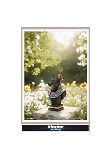 Monbc Antik Mısır Tanrısı 3d Tasarım Dekoratif Biblo, Hediyelik Ve Ev Ofis İçin Şık Aksesuar