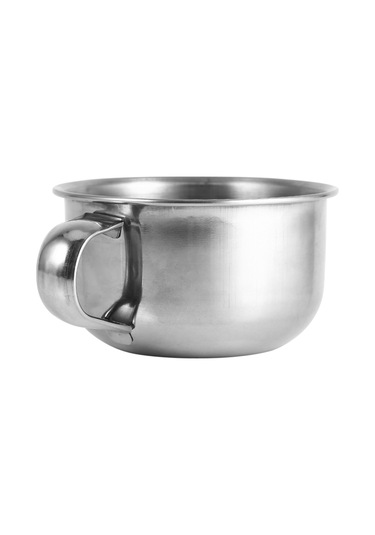 Maiyame Stainless Steel Tıraş Kasesi, Kollü Ve Dayanıklı, Tıraş Kremi/şampuanı Saklama, Erkekler İçin Gündelik Kullanım Veya Hediye