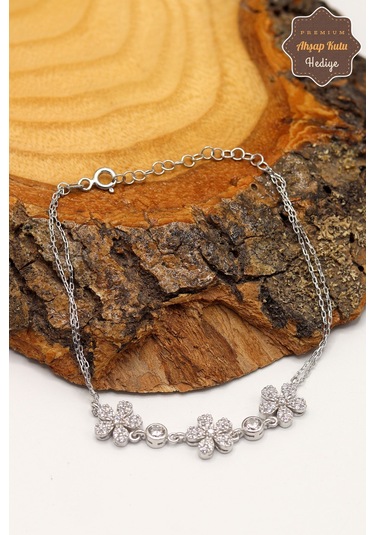 Yonca Model 925 Ayar Gümüş Kadın Bileklik 201023484