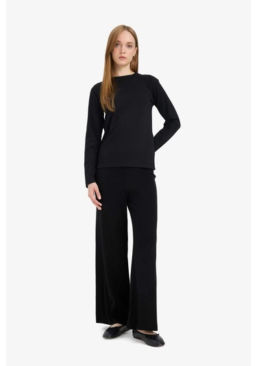 Defacto Relax Fit Pantolon V0088az25wnbk27 Siyah Defacto Relax Fit Pantolon V0088az25wnbk27 Siyah