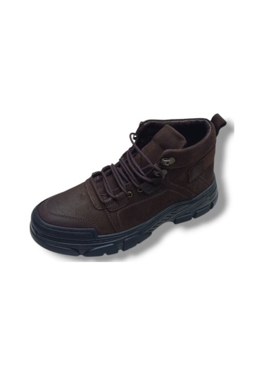 Growish Gr0252 Hakiki Greyzır Deri Kaydırmaz Taban Erkek Bot Kahverengi