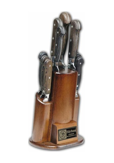 61504ym - Sürmene Yöresel Mutfak Bıçağı Seti - 10 Lu Set Diğer