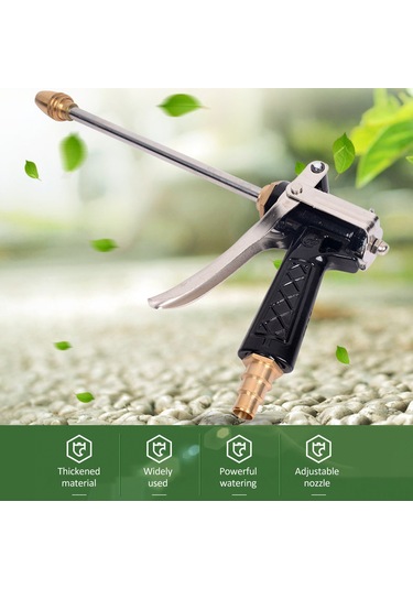 Geeksen Yüksek Basınçlı Araç Yıkama Tabancası - 4 Ayarlı Püskürtme Modlu Bakır Gövdeli