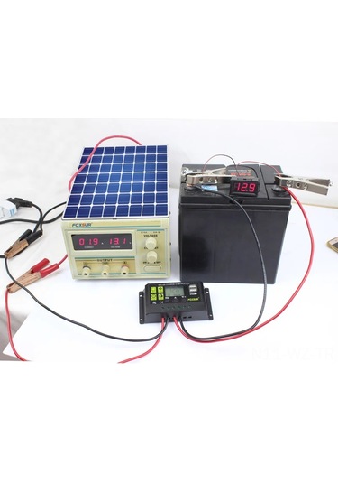 Wezone Pwm Güneş Kontrolcüsü 12v/24v Otomatik Tanı 30a, Güneş Paneli Akım Yöneticisi, Akıllı Şarj Koruma Sistemi