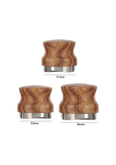 53 mm Armut Ağacı Paslanmaz Çelik Kahve Kompresörü