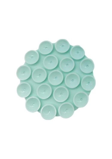 Açık Mavi Araç Telefonu Braketi Güçlü Telefon Silikon 19 Yan Taneler Tek Emme Vantuz Tutucu Ev Tedarik